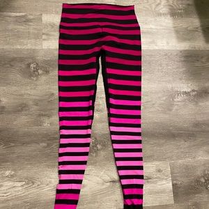 K-Deer X-Large pink striped leggings